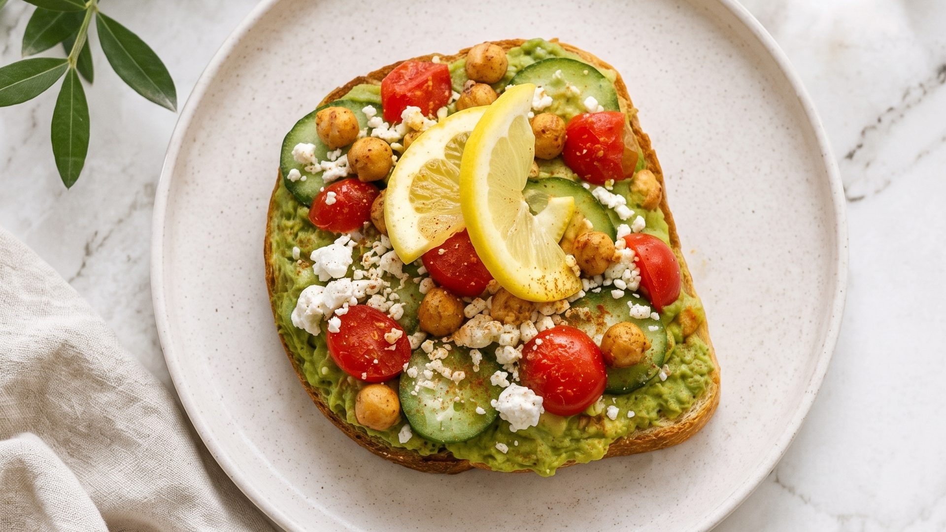 NEW! Feta Avocado Toast