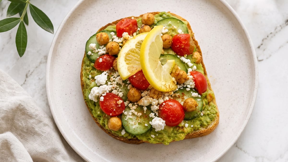 NEW! Feta Avocado Toast