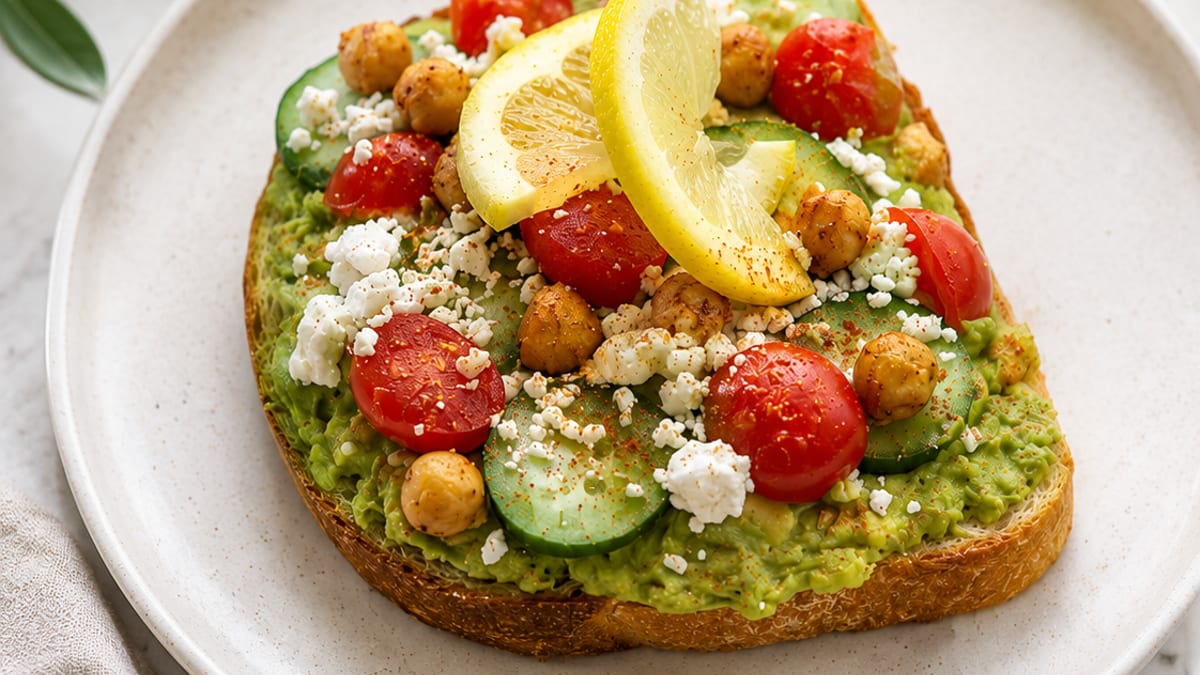 NEW! Feta Avocado Toast