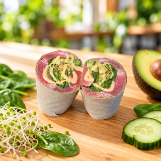 Seared Ahi-Tuna Wrap
