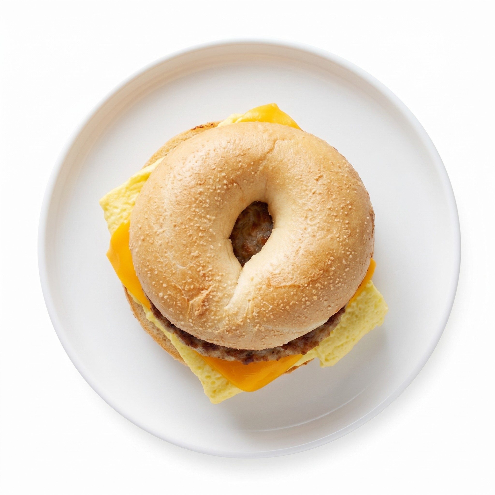 Kids Chicken Sausage Bagel.