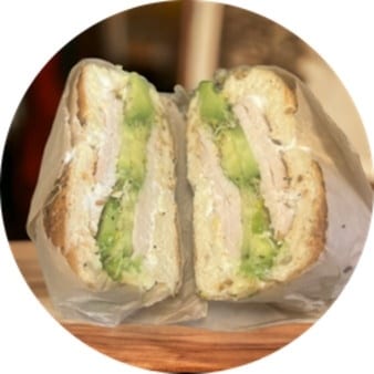 Oc Turkey Avocado Bagel.