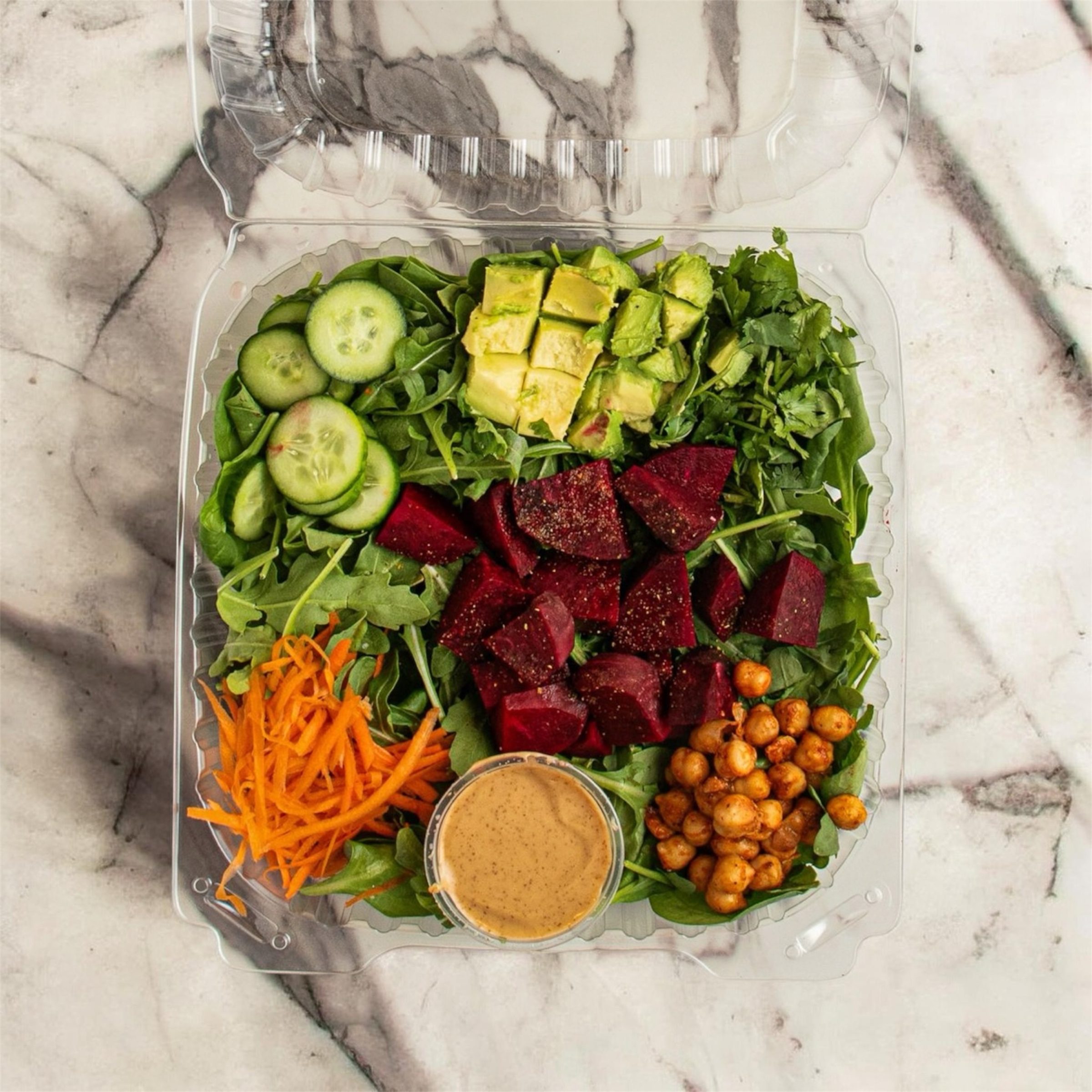 Beet Avocado Salad (V).