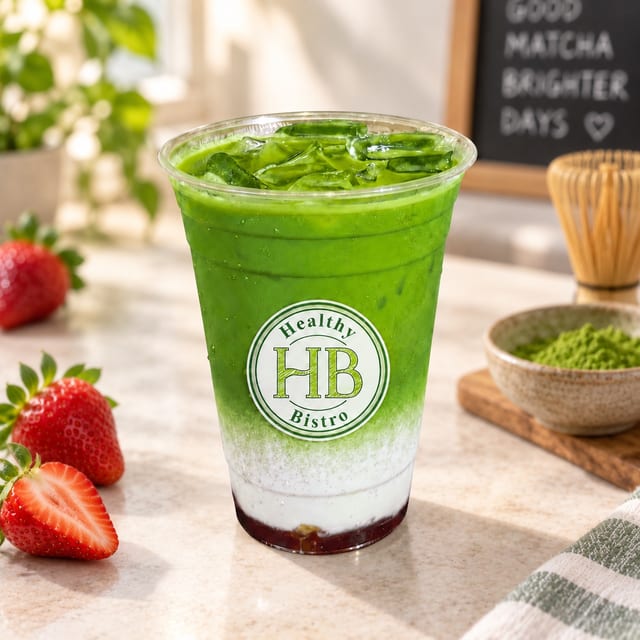 Strawberry Matcha Latte.