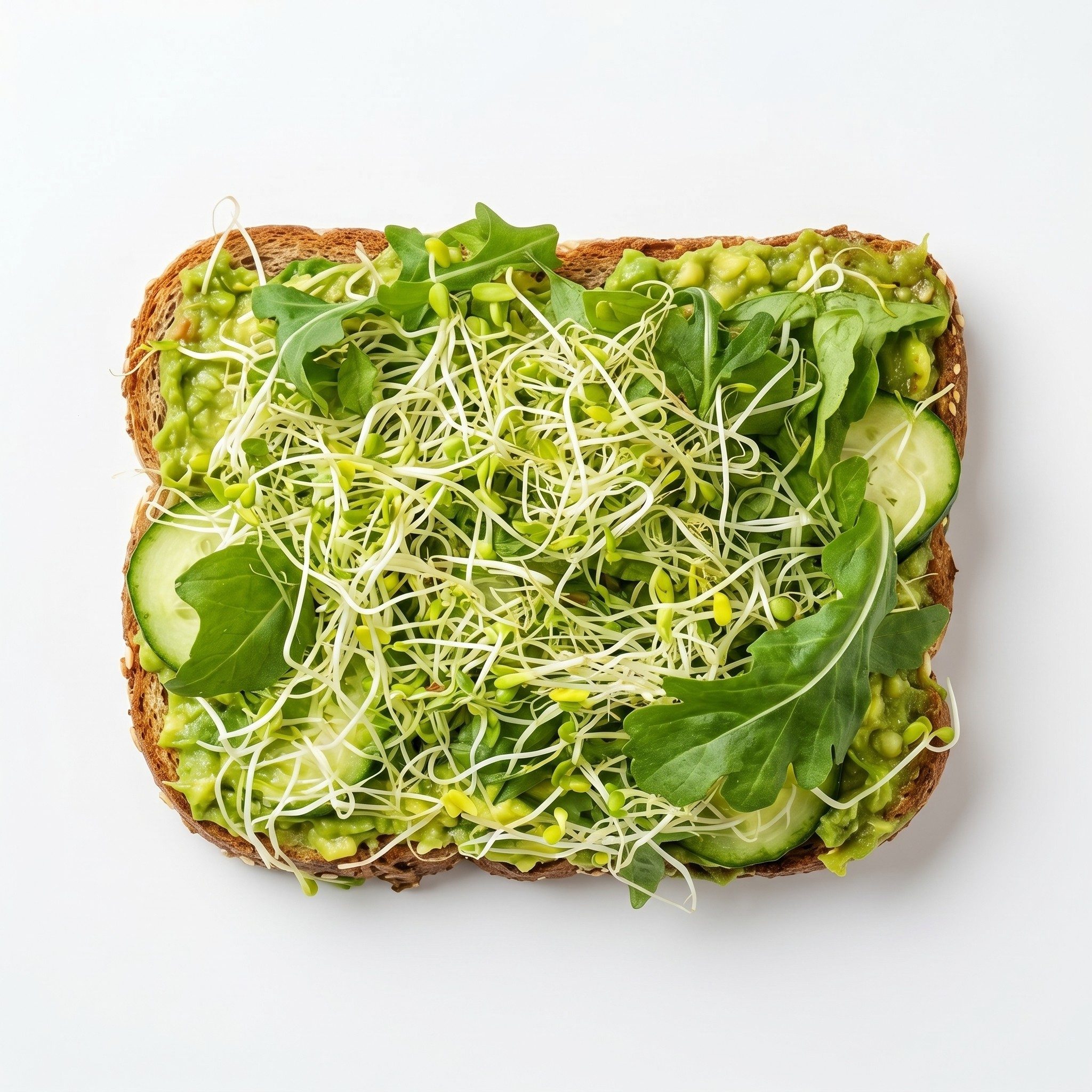 Green Goddess Avo Toast (V).
