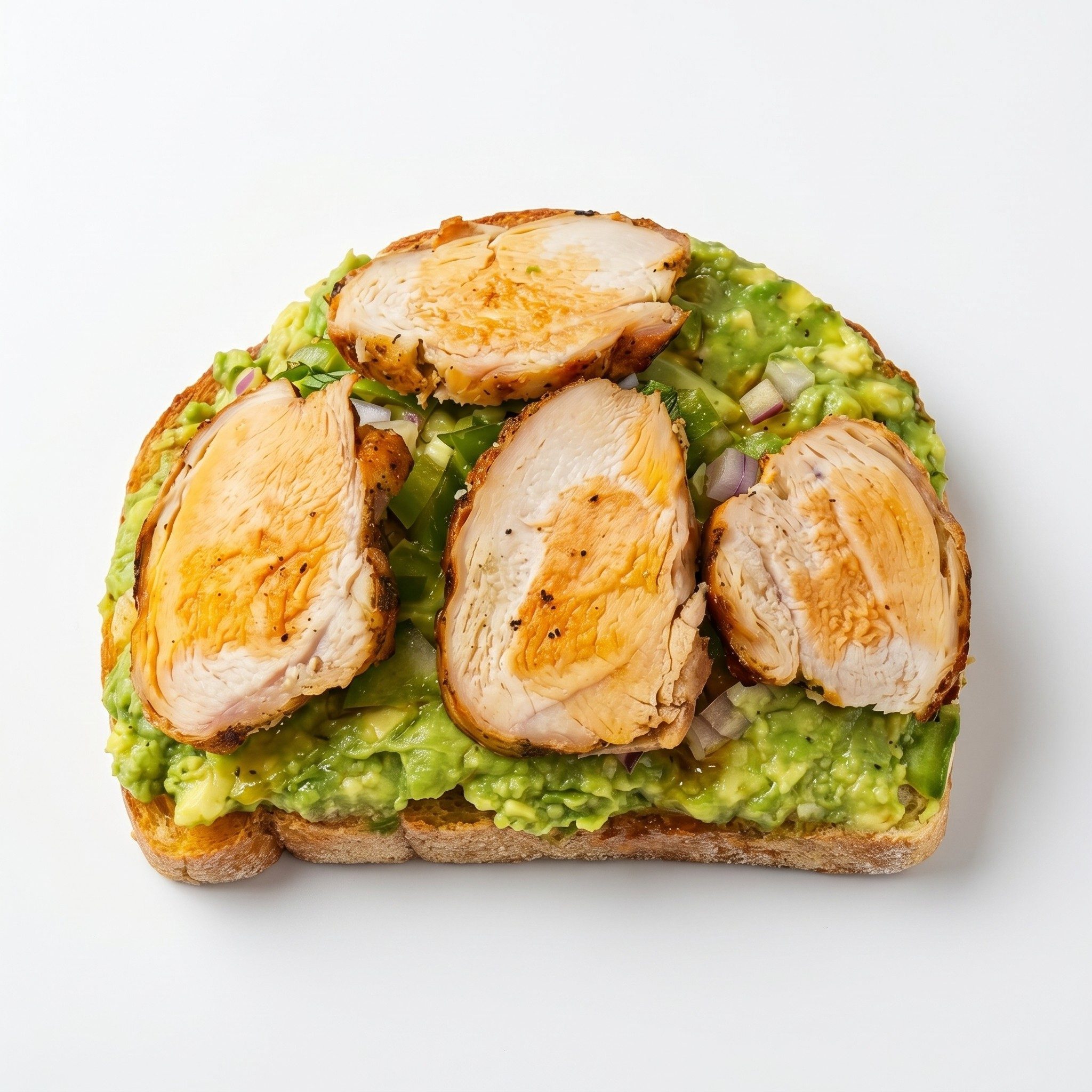 Spicy Chicken Avo Toast.