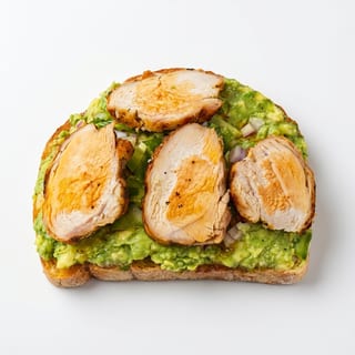Spicy Chicken Avo Toast