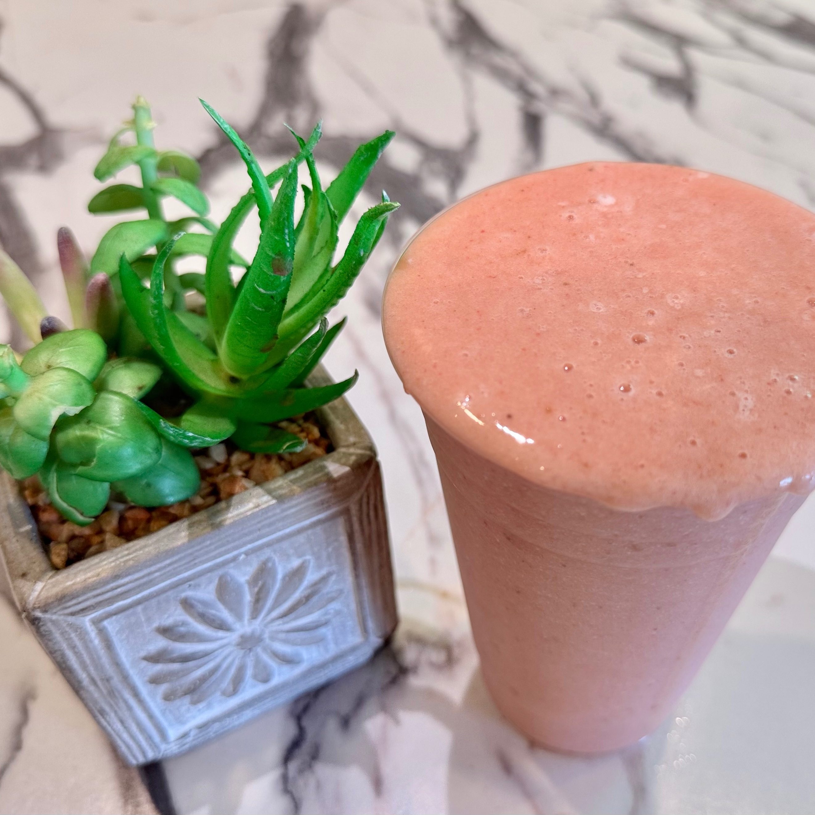 Strawberry Sunrise Smoothie.