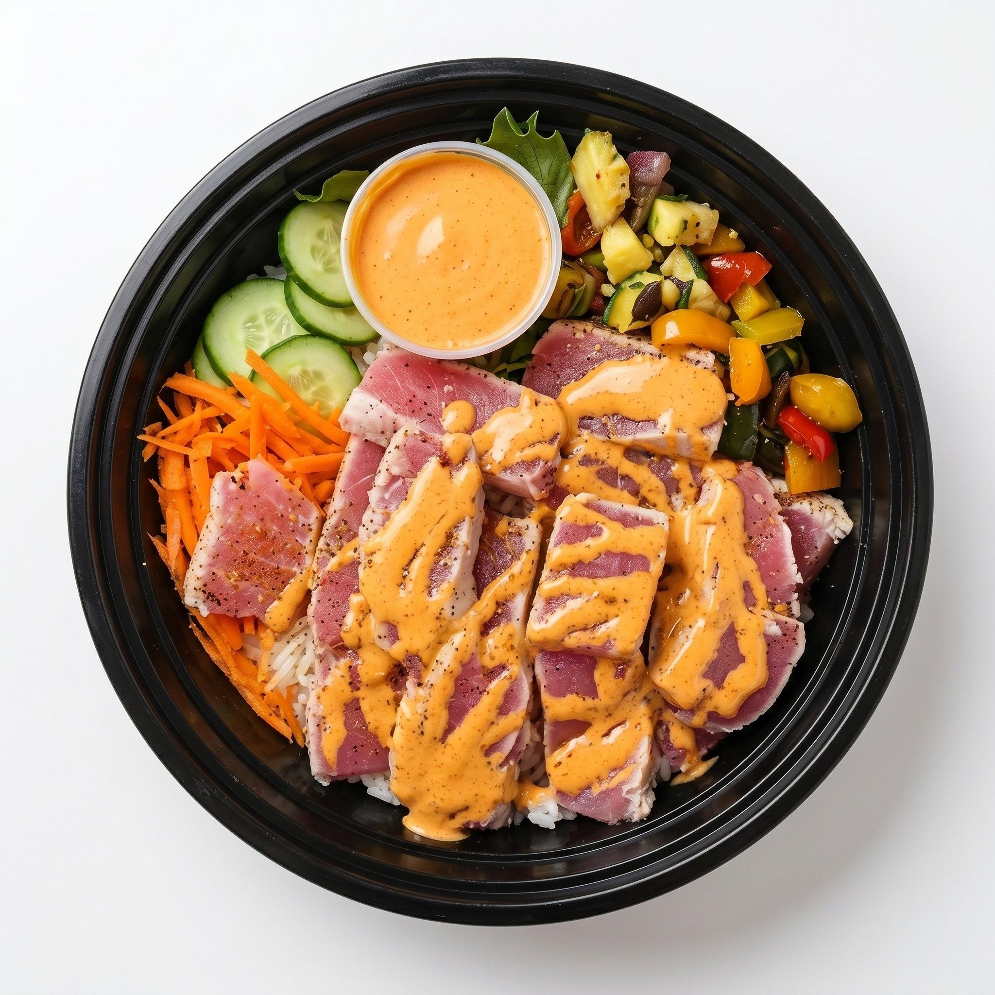 Seared Ahi Tuna Bowl.