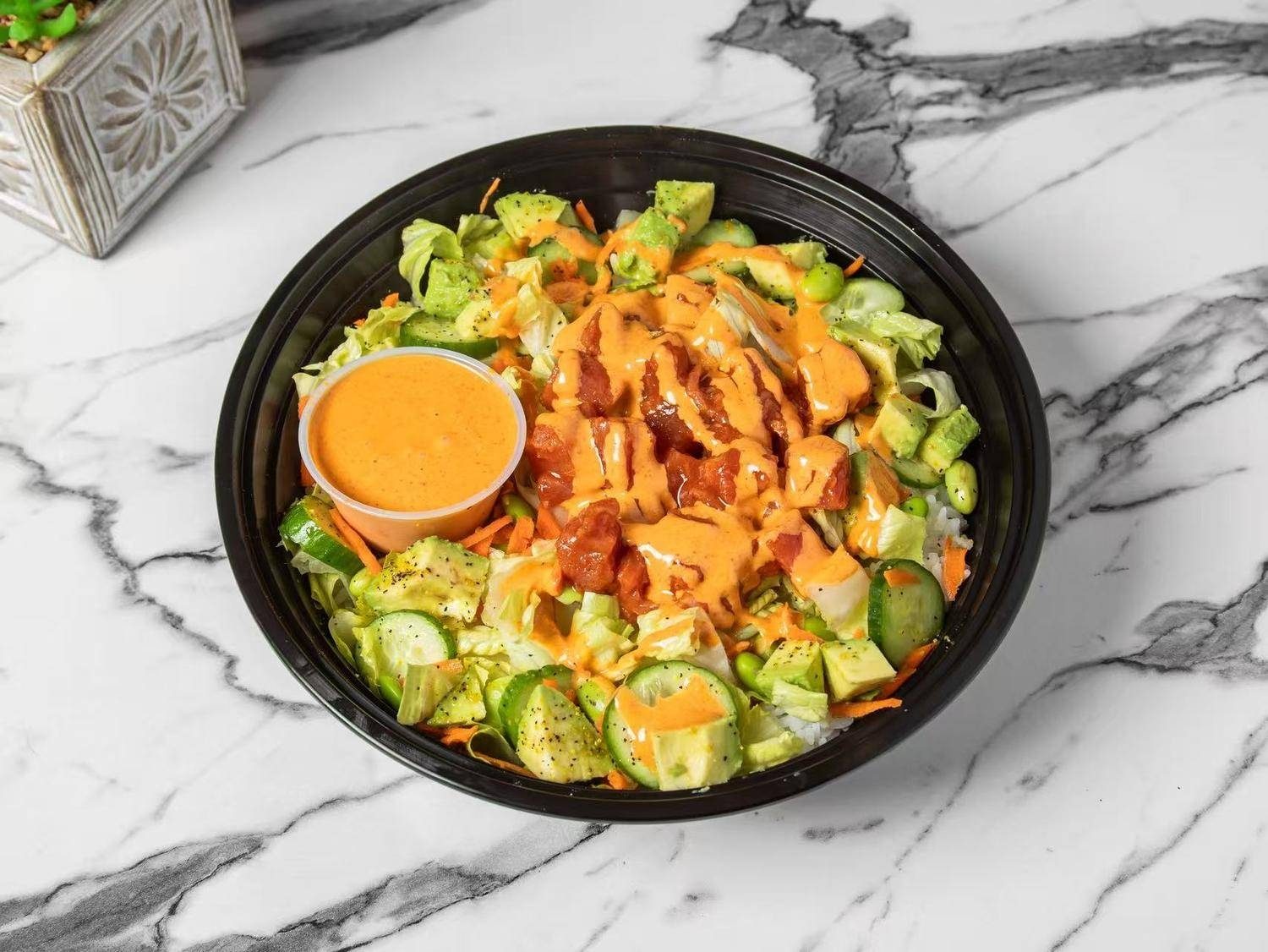 Spicy Tuna Poke Bowl.