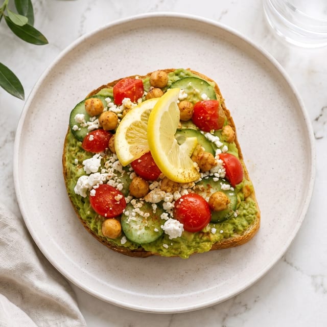 Feta Avocado Toast.