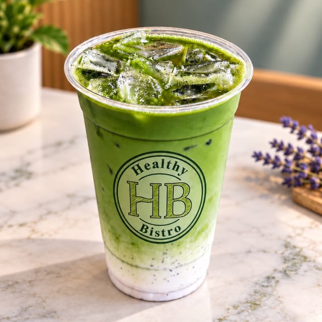 Lavender Matcha Latte.