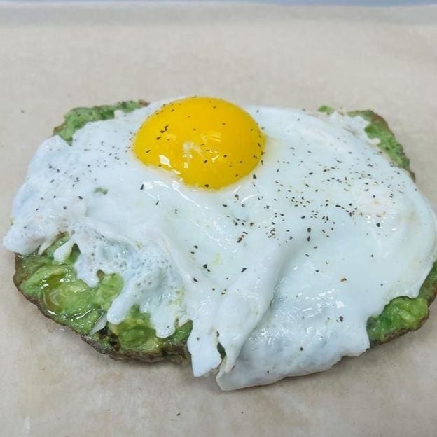 Sunny Side Avocado Toast.